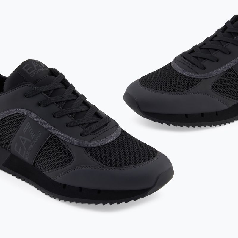 EA7 Emporio Armani fekete-fehér cipő fekete / aszfalt cipők 13