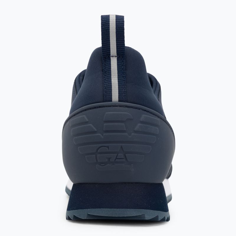 EA7 Emporio Armani fekete-fehér cipő fekete-fehér csipkével, tengerész / fehér cipő 6