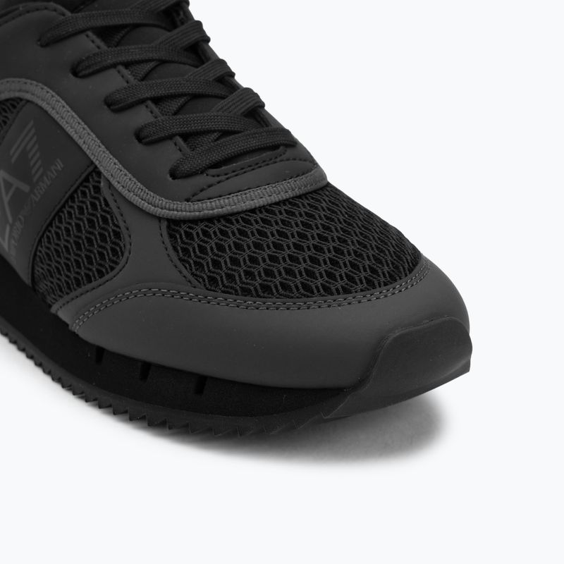 EA7 Emporio Armani fekete-fehér cipő fekete / aszfalt cipők 7