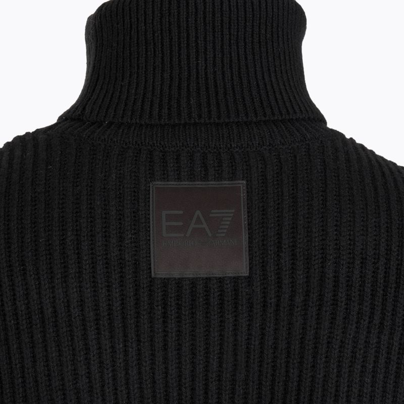 Férfi EA7 Emporio Armani Mountain Apres Ski hímzett kötött pulóver 3