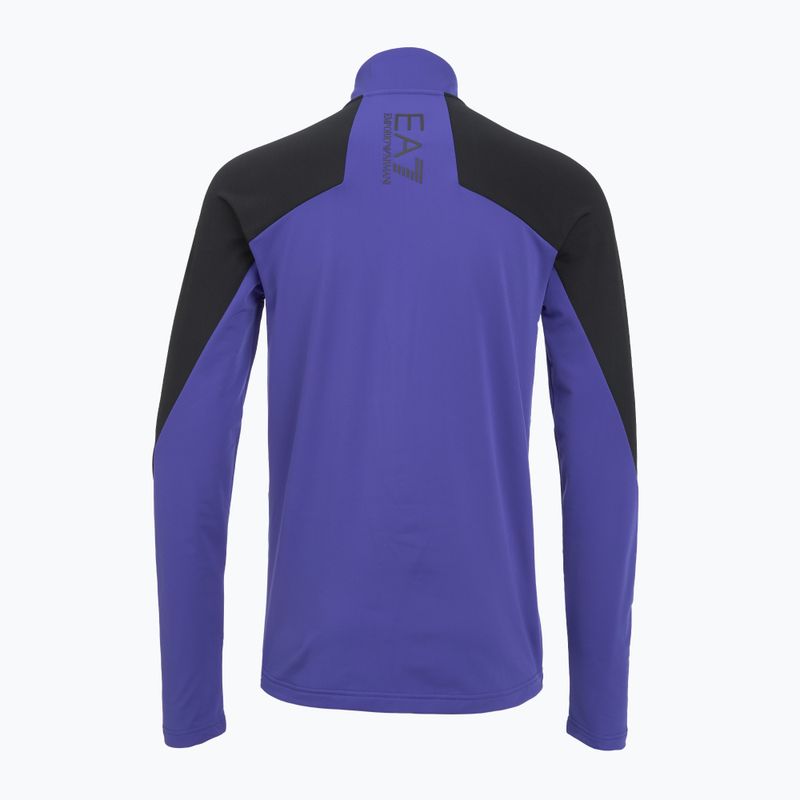 Férfi EA7 Emporio Armani Ski Kitzbuhel Power Stretch Colorblock T-Top Fz clematis kék melegítőfelső 2