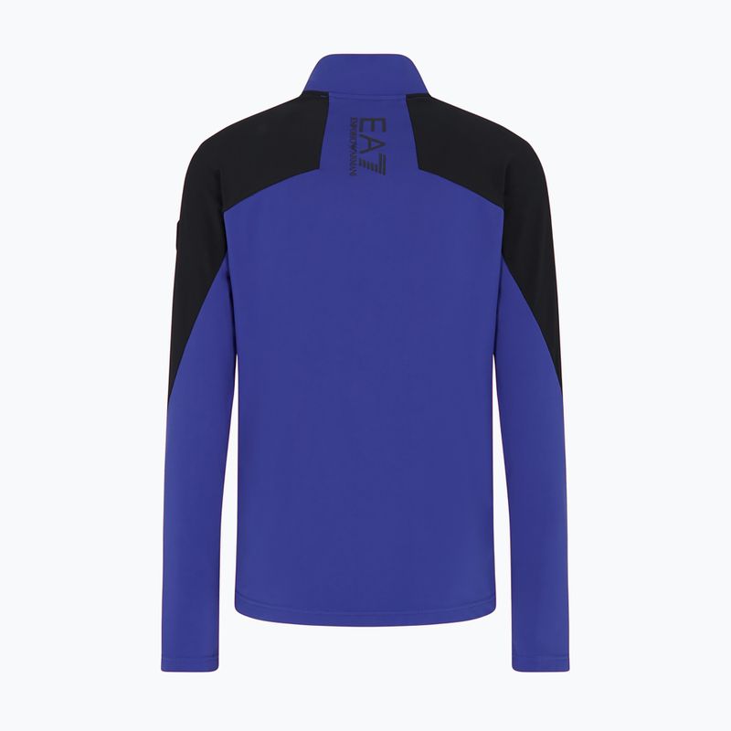Férfi EA7 Emporio Armani Ski Kitzbuhel Power Stretch Colorblock T-Top Fz clematis kék melegítőfelső 2