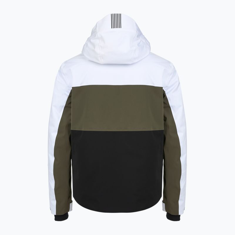 Férfi EA7 Emporio Armani Sí dzseki Kitzbuhel Protectum7 Colorblock fehér / fekete / szőlő levél 2
