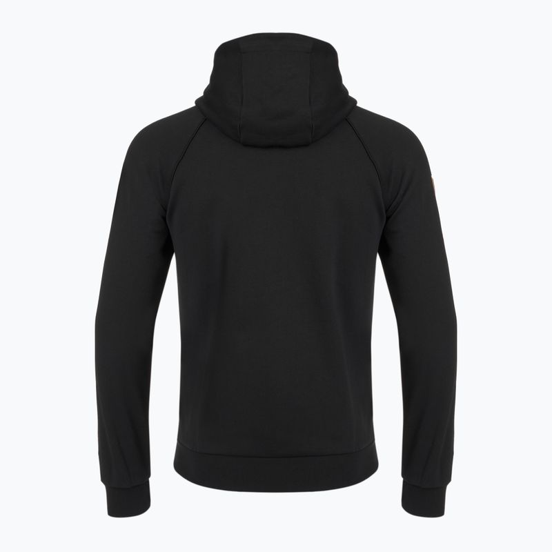 Férfi Emporio Armani EA7 Train Logo Series Extended Logo Hoodie Fz fekete / arany 2