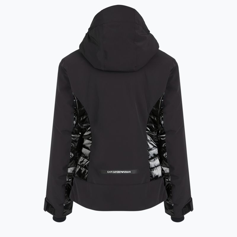 Női Sí dzseki EA7 Emporio Armani Ski Cortina Toray Divat fekete 2