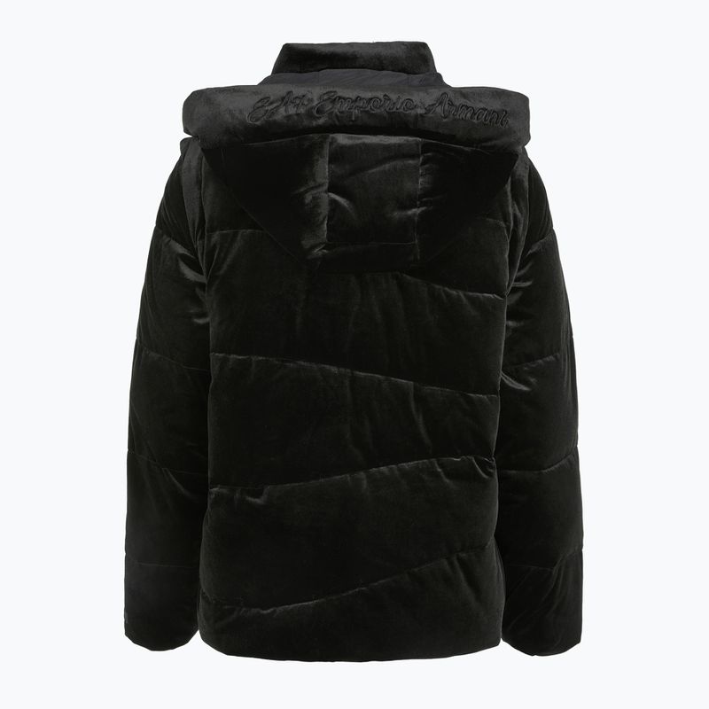 Női EA7 Train Athletic Velour Extra bélelt kabát fekete 2