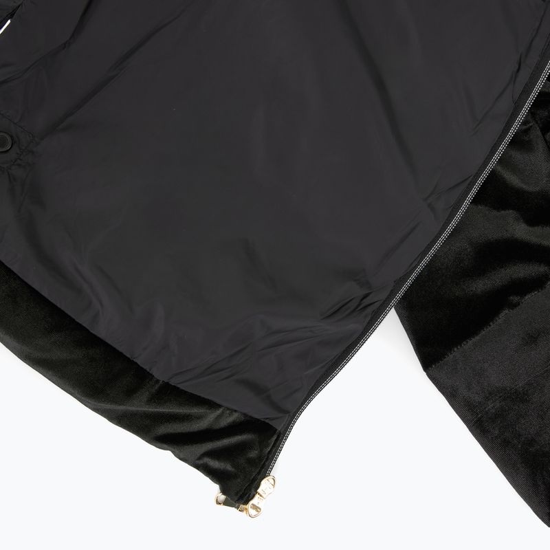Női EA7 Train Athletic Velour Extra bélelt kabát fekete 4