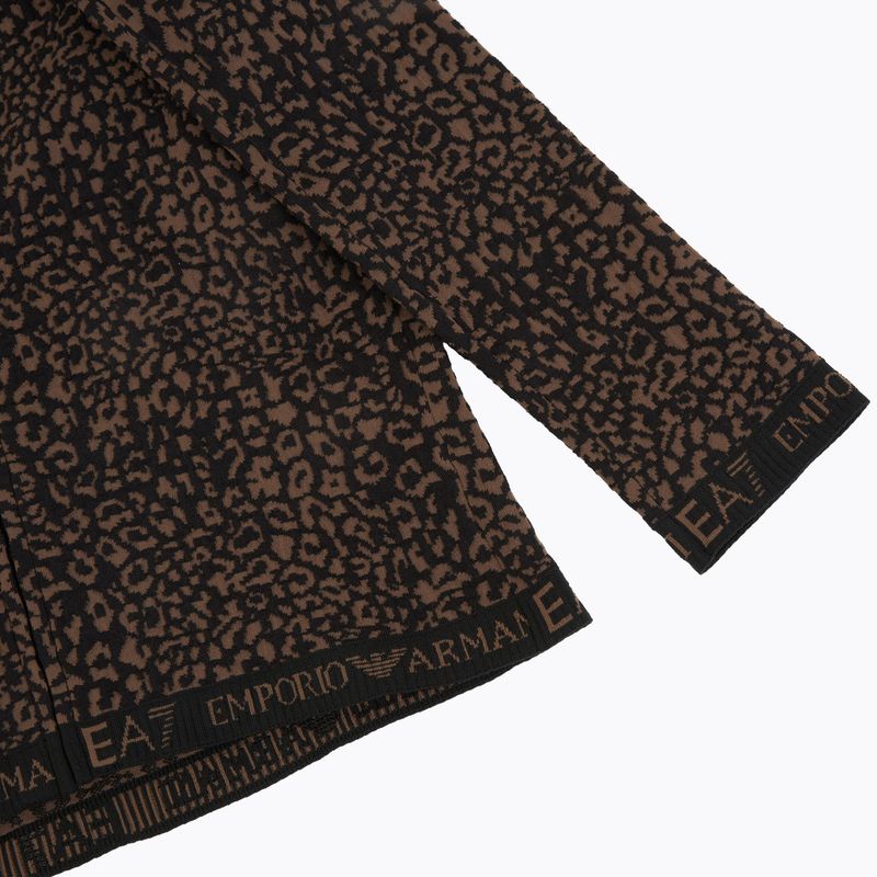 Női termoaktív fehérnemű szett EA7 Emporio Armani Ski Jacquard Knitted fancy brown animal print 6
