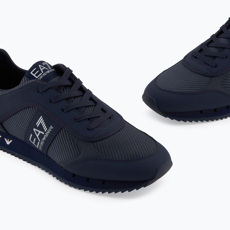 EA7 Emporio Armani fekete-fehér Carbon hármas égbolt kapitány / ezüst cipő 13