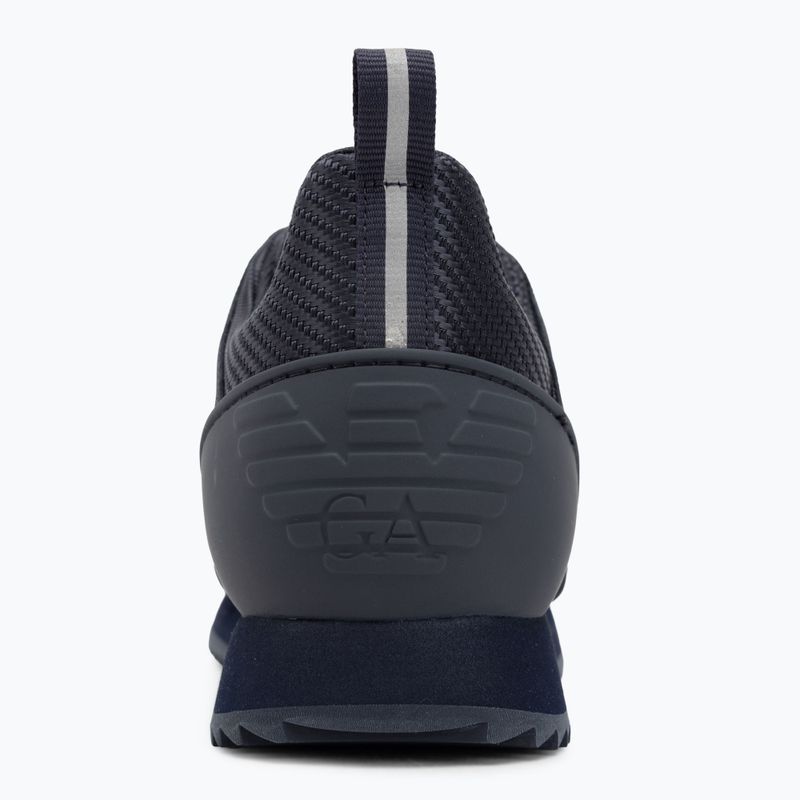 EA7 Emporio Armani fekete-fehér Carbon hármas égbolt kapitány / ezüst cipő 6