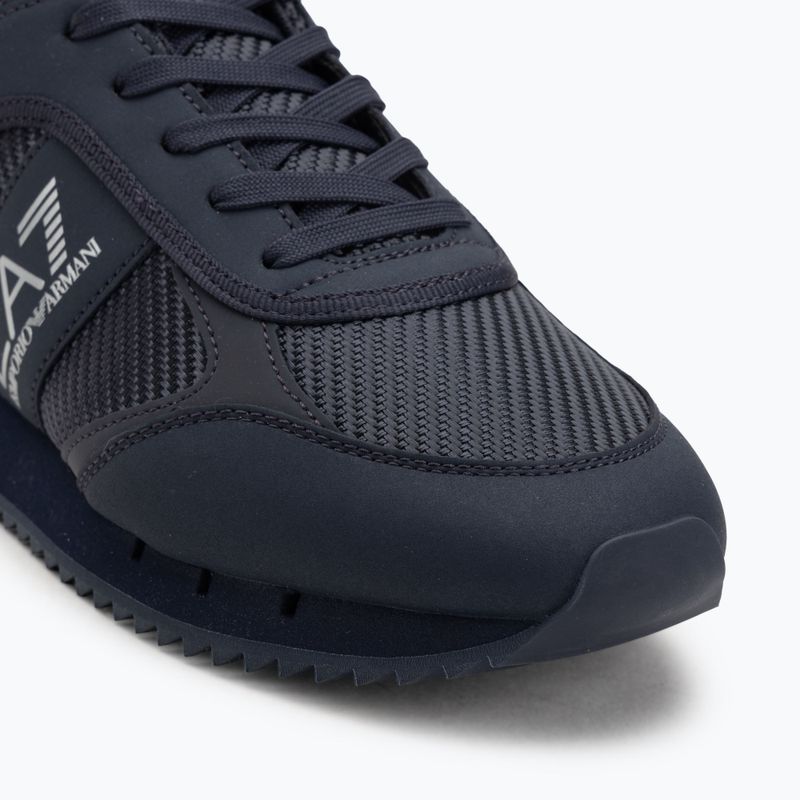 EA7 Emporio Armani fekete-fehér Carbon hármas égbolt kapitány / ezüst cipő 7