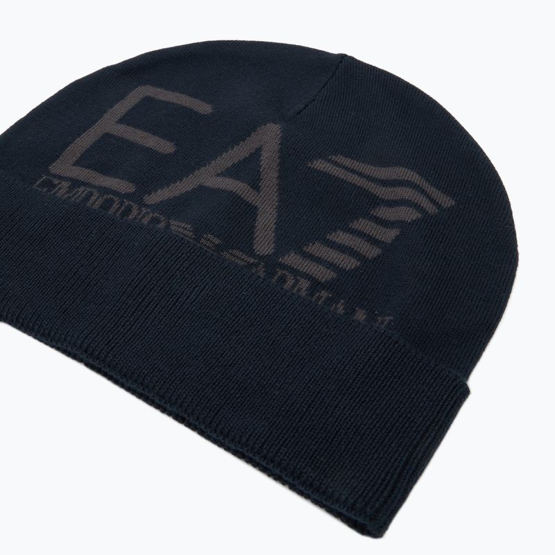 EA7 Emporio Armani Mountain Visibility Beanie aszfalt / fekete téli sapka 3
