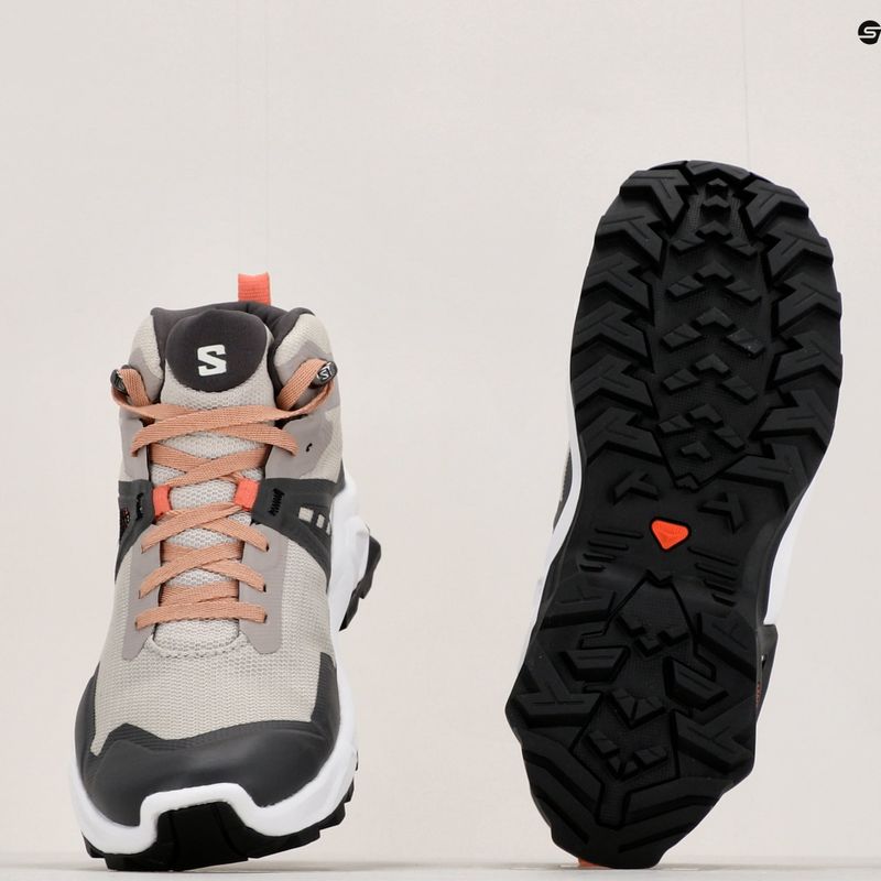 Salomon X Raise Mid GTX szürke gyermek túrabakancs L47071500 18