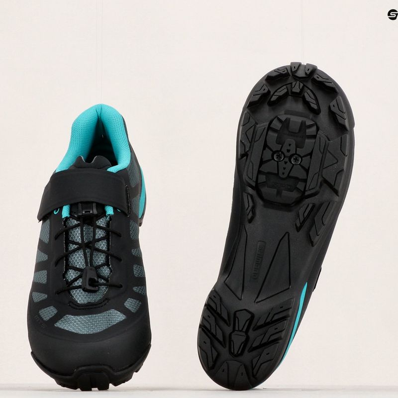 Női MTB kerékpáros cipő Shimano SH-MT502 szürke ESHMT502WGG01W38000 16