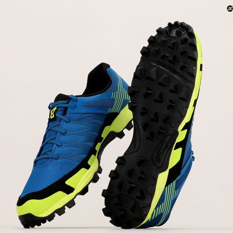 Férfi futócipő Inov-8 Mudclaw 300 kék/sárga 000770-BLYW 19