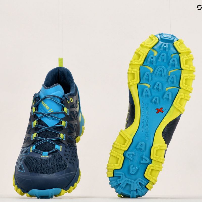 La Sportiva férfi Bushido II kék/sárga futócipő 36S618705 19