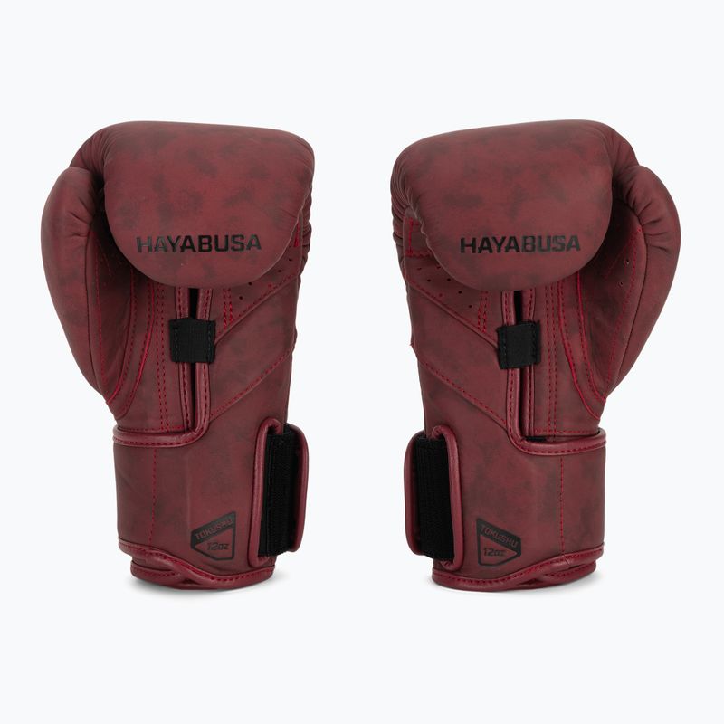 Hayabusa T3 LX bíbor bokszkesztyű 3