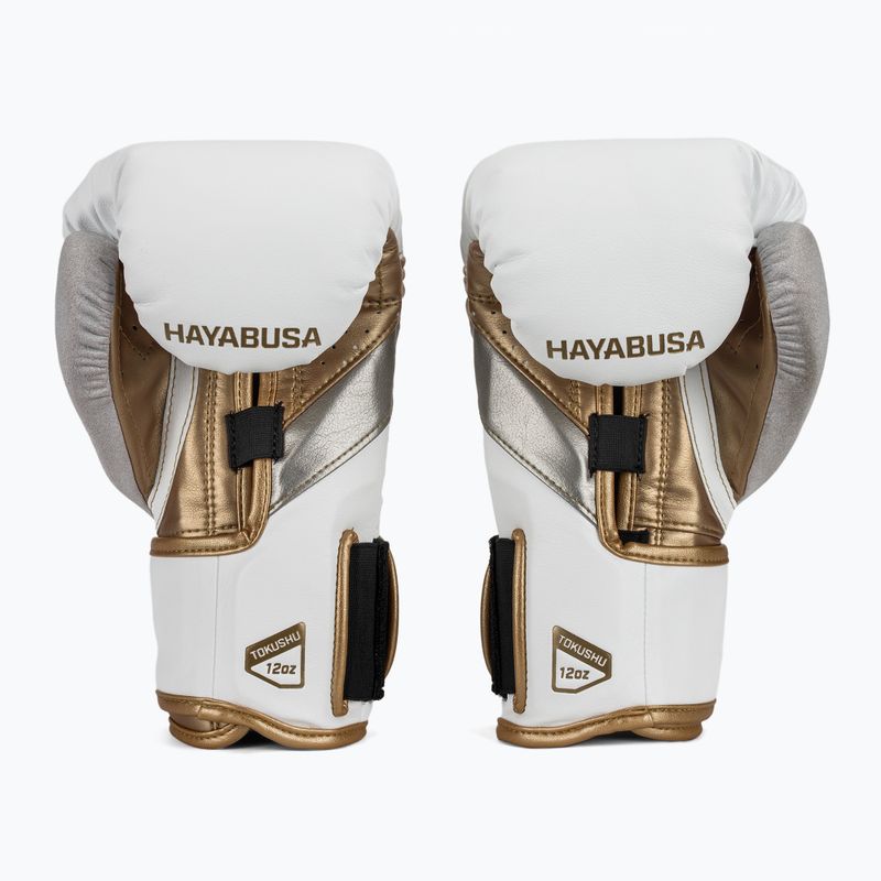 Hayabusa T3 fehér/arany bokszkesztyű 3