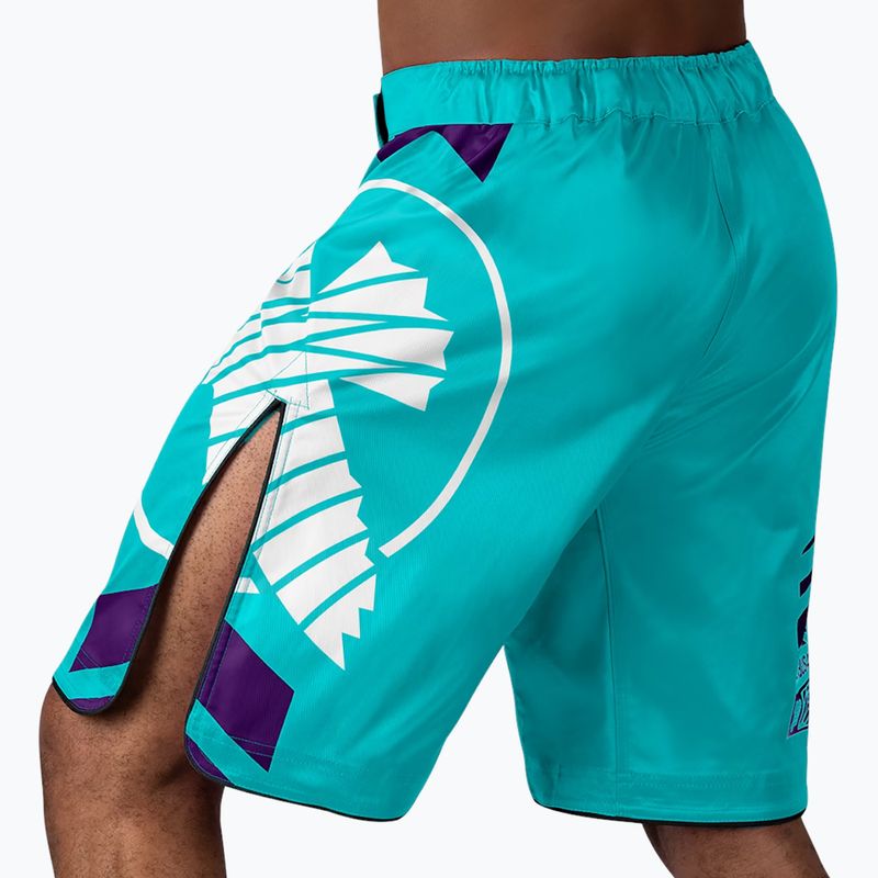 Hayabusa Icon Fight teal/fehér edzőnadrág 3