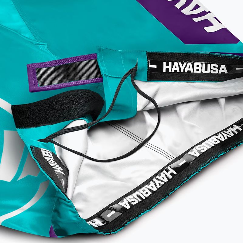 Hayabusa Icon Fight teal/fehér edzőnadrág 6