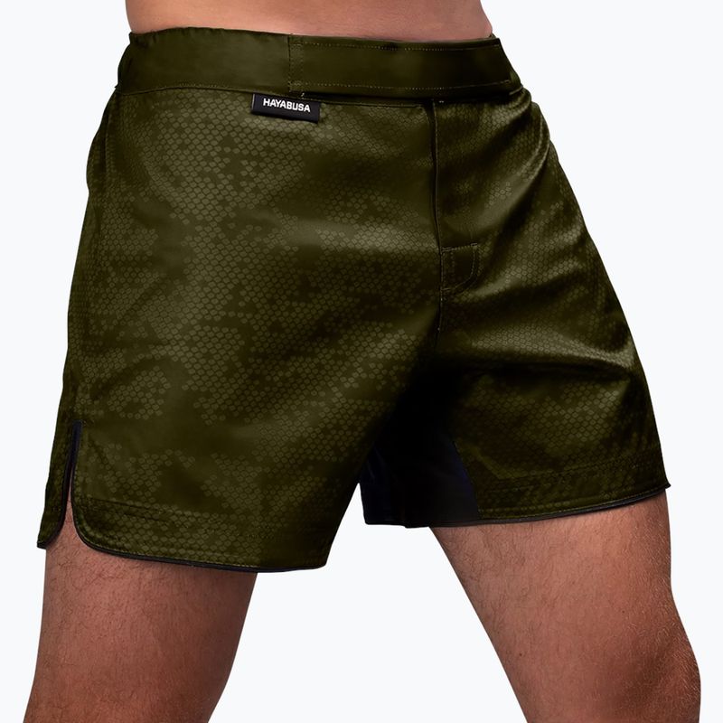 Hayabusa férfi edzőnadrág Hex Mid-Thigh zöld