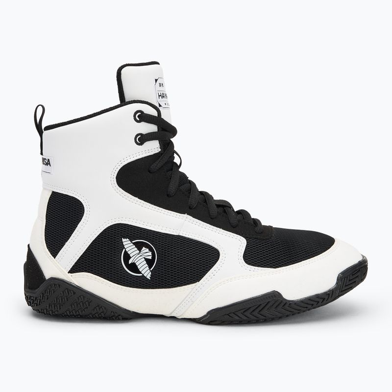 Férfi boxcipő Hayabusa Pro Boxing black white 2