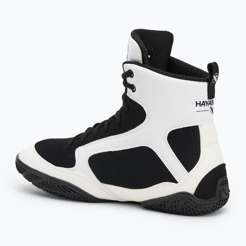 Férfi boxcipő Hayabusa Pro Boxing black white 3