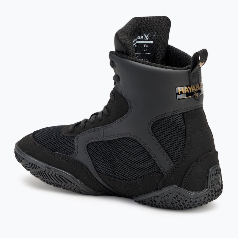 Hayabusa Pro Boxing férfi bokszcipő fekete 3