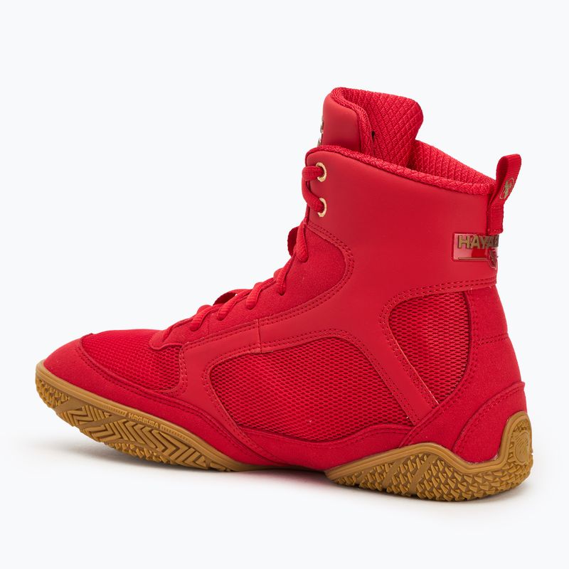 Férfi boxcipő Hayabusa Pro Boxing black red 3