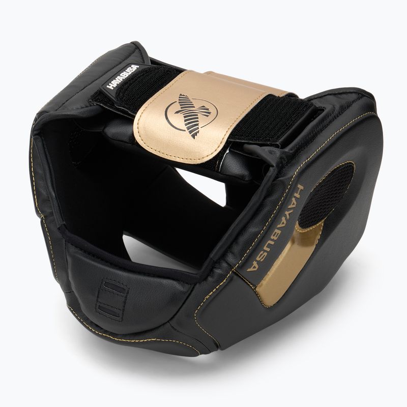 Box fejvédő Hayabusa T3 Headgear black/gold 6