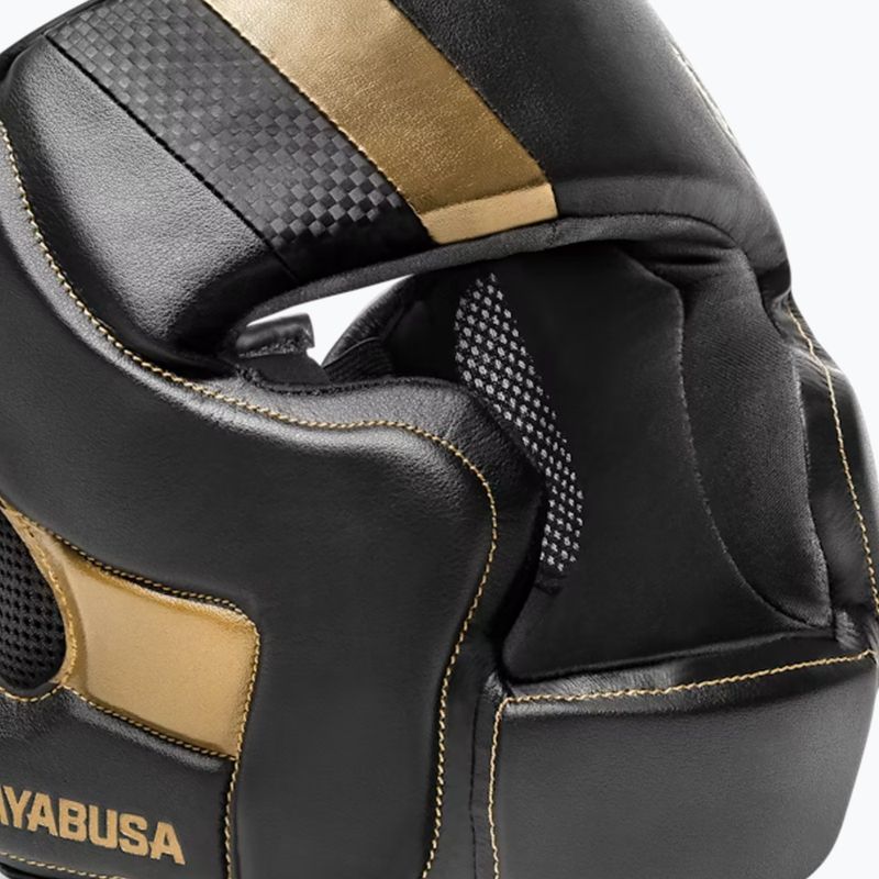 Box fejvédő Hayabusa T3 Headgear black/gold 3