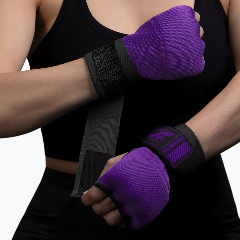 Hayabusa Quick Gel Hand Wraps belső kesztyű lila/fekete 6