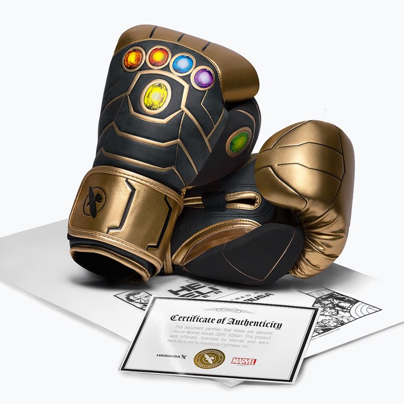 Boxkesztyű Hayabusa Marvel's Thanos gold/black 6