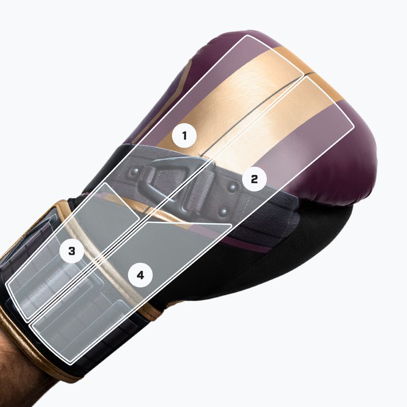 Hayabusa Marvel's Batroc lila/arany bokszkesztyű Hayabusa Marvel's Batroc lila/arany bokszkesztyűk 8