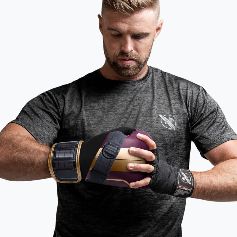 Hayabusa Marvel's Batroc lila/arany bokszkesztyű Hayabusa Marvel's Batroc lila/arany bokszkesztyűk 10