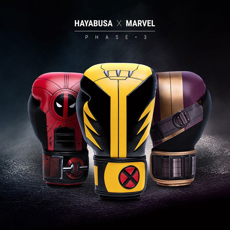 Hayabusa Marvel's Batroc lila/arany bokszkesztyű Hayabusa Marvel's Batroc lila/arany bokszkesztyűk 17