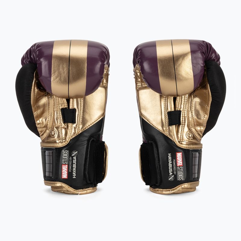 Hayabusa Marvel's Batroc lila/arany bokszkesztyű Hayabusa Marvel's Batroc lila/arany bokszkesztyűk 3