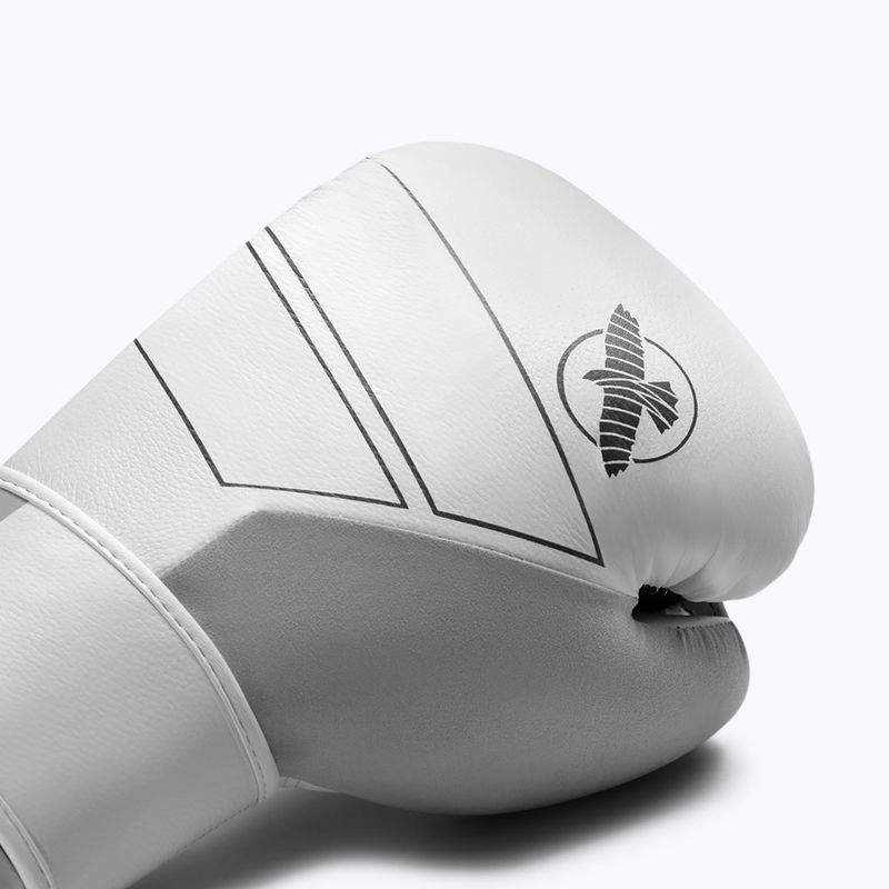 Hayabusa S4 bőr fehér bokszkesztyű 4