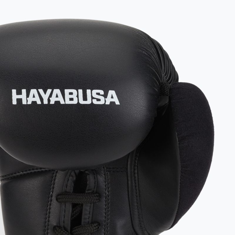 Hayabusa S4 Lace Up boxkesztyű fehér S4LACBG-BK 5