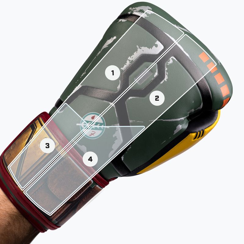 Kesztyű Hayabusa Star Wars Boba Fett green/yellow 13