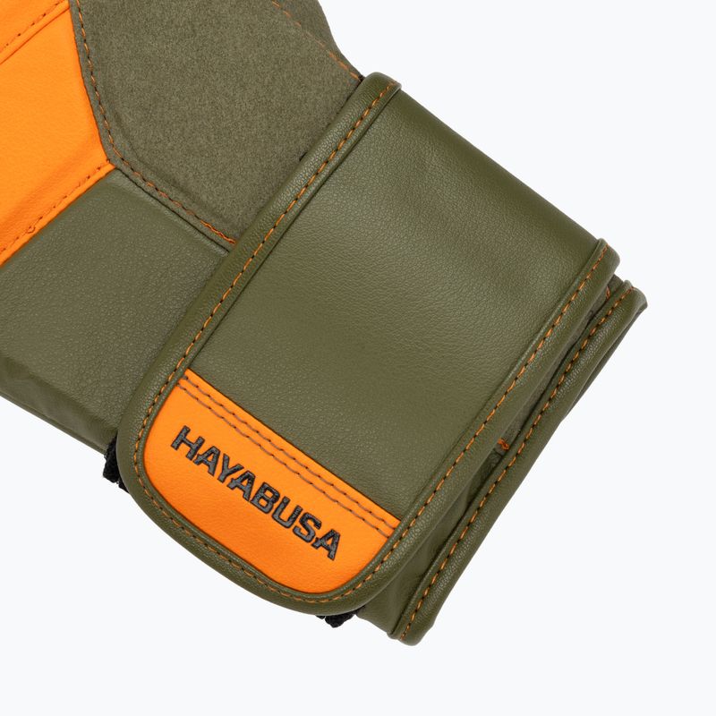 Hayabusa T3 zöld/narancs bokszkesztyű 6