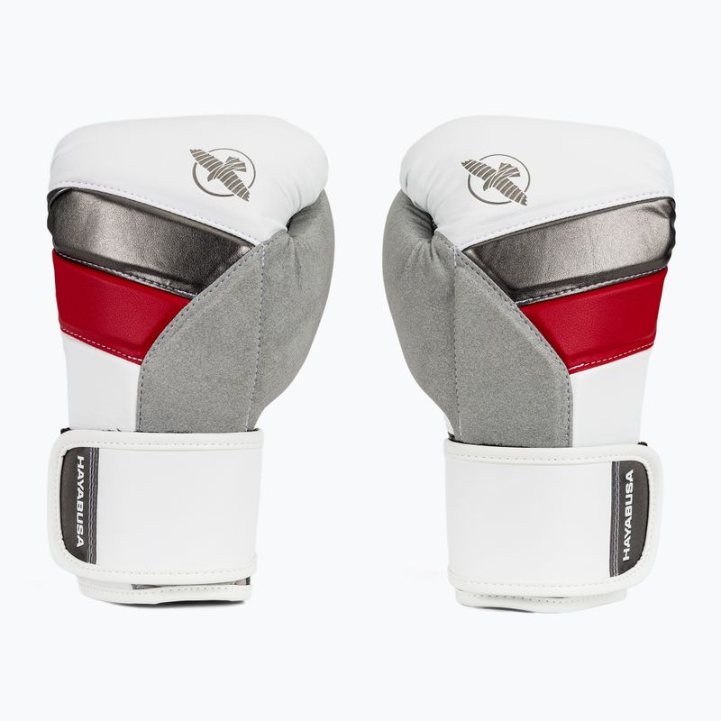 Hayabusa T3 fehér/piros bokszkesztyű 2