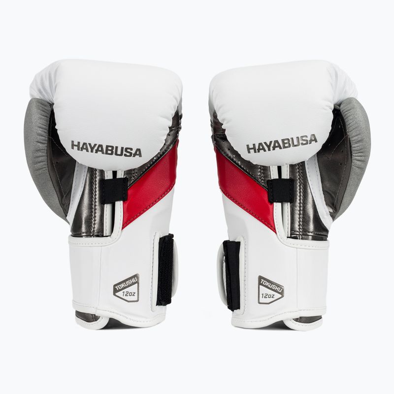 Hayabusa T3 fehér/piros bokszkesztyű 3