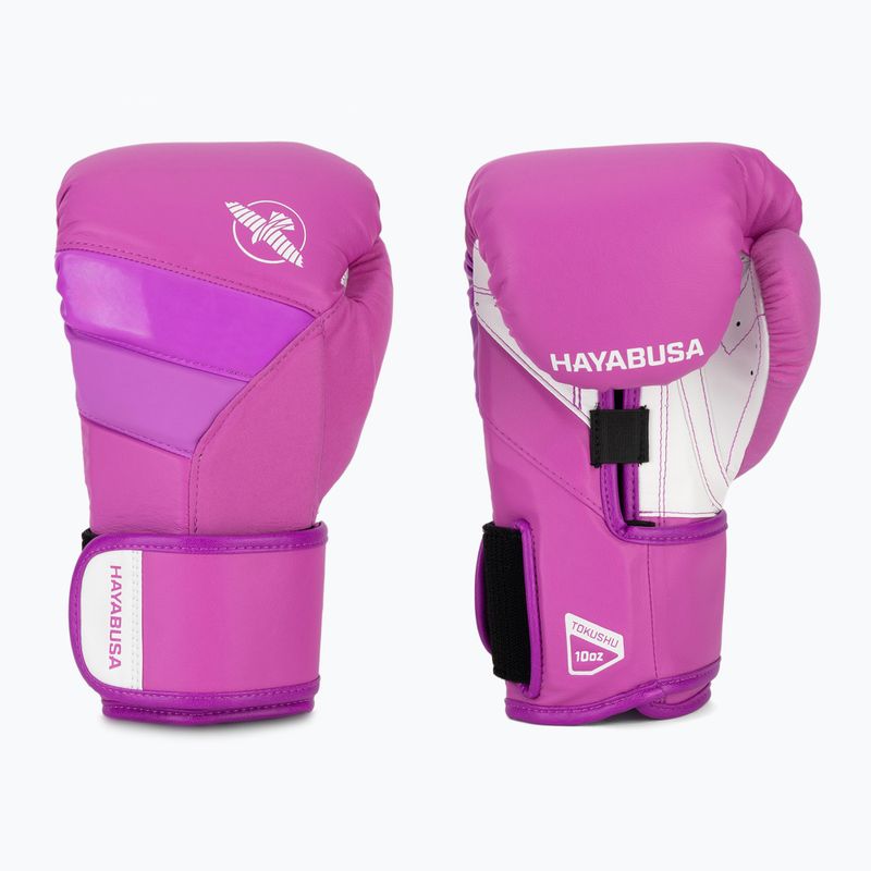 Hayabusa T3 Neon neon lila bokszkesztyűk