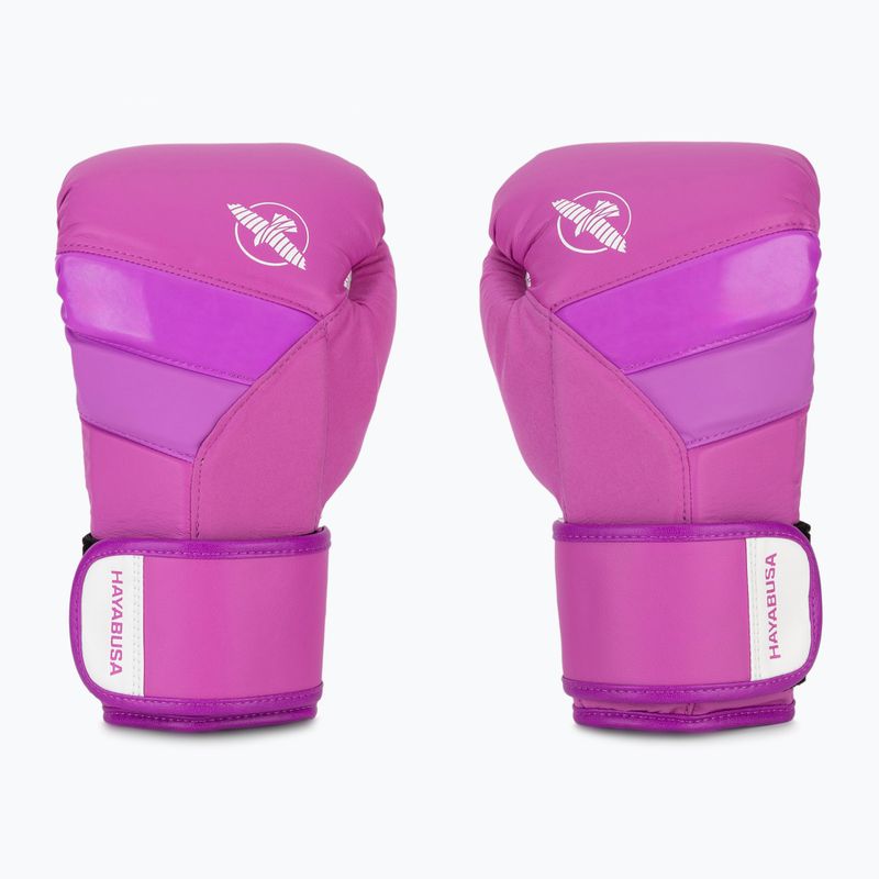 Hayabusa T3 Neon neon lila bokszkesztyűk 2
