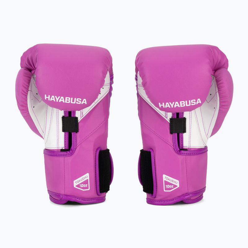 Hayabusa T3 Neon neon lila bokszkesztyűk 3