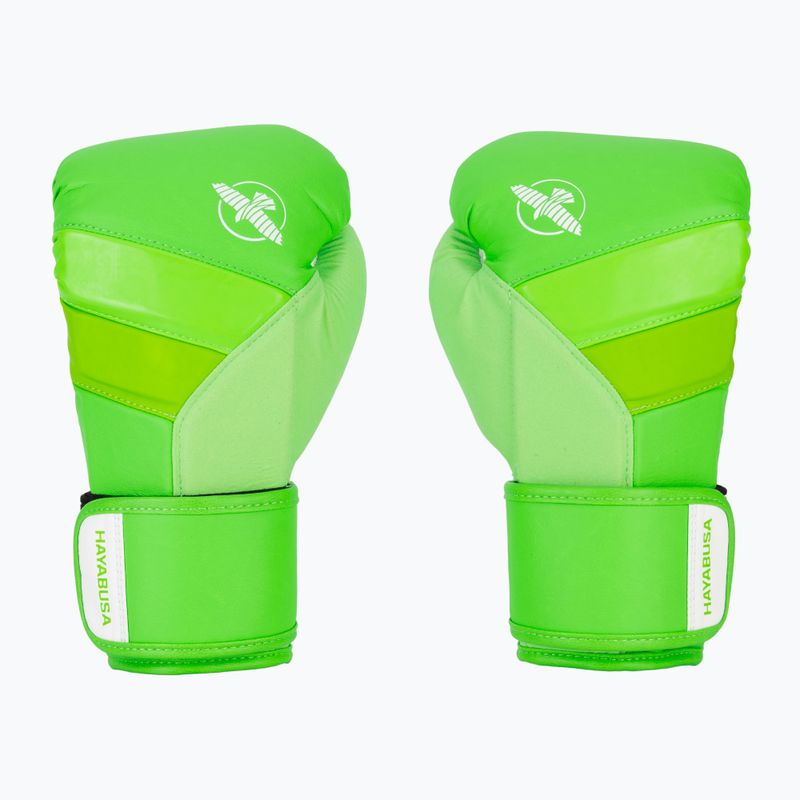 Hayabusa T3 Neon neonzöld bokszkesztyűk 2