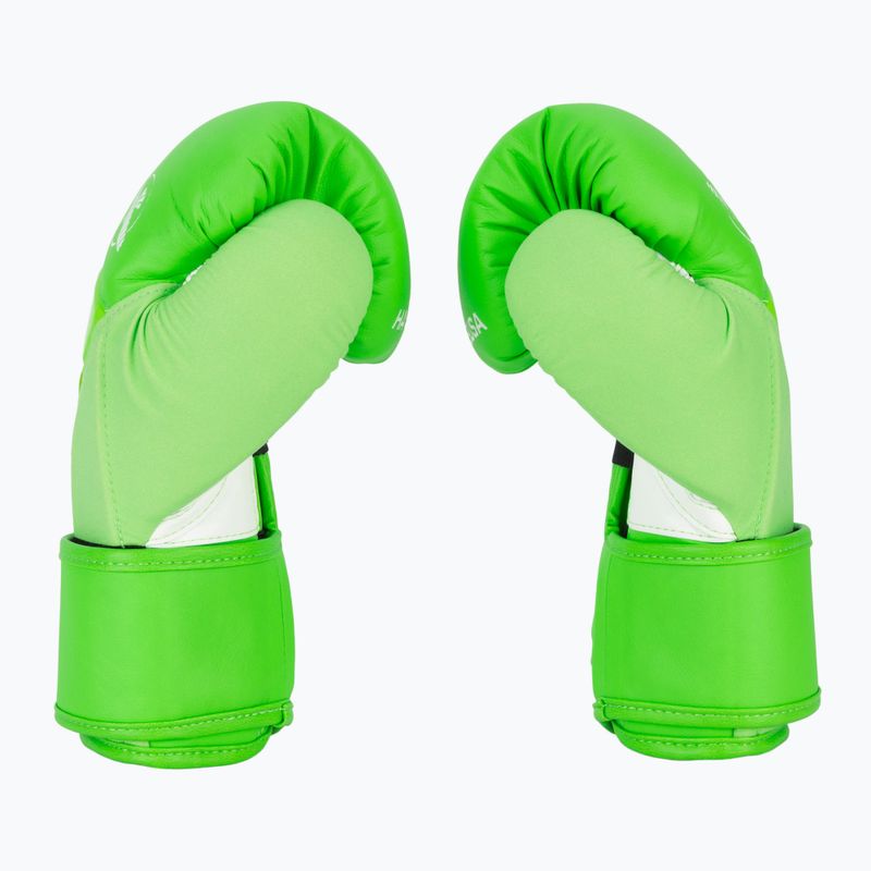 Hayabusa T3 Neon neonzöld bokszkesztyűk 4
