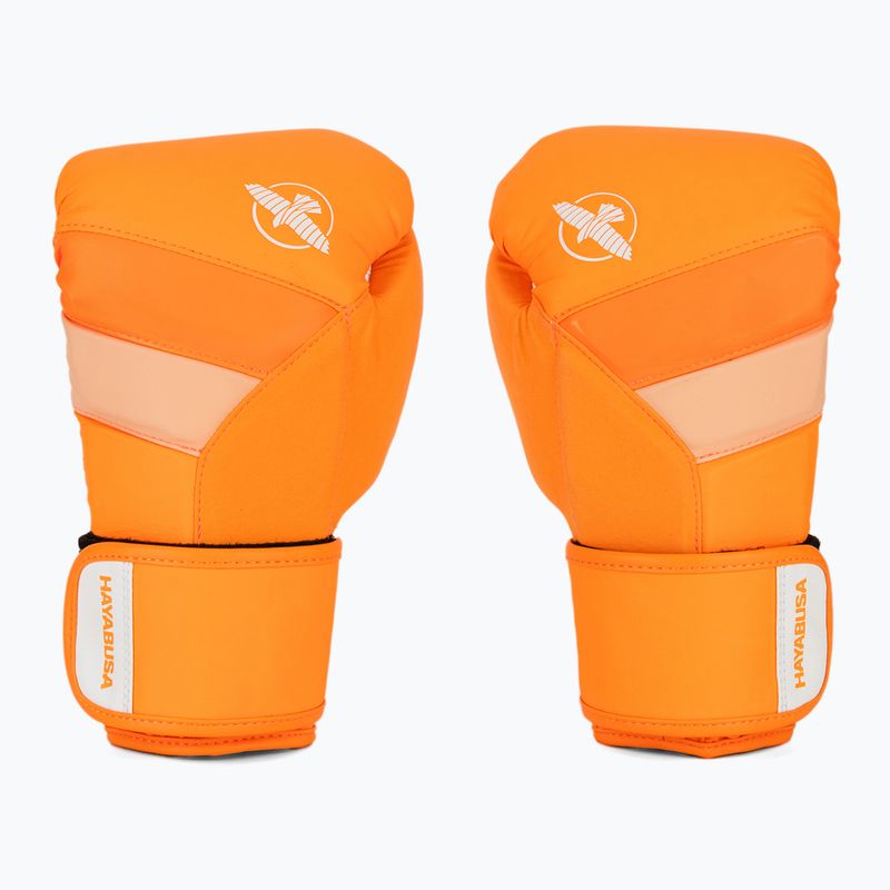 Hayabusa T3 Neon neon narancssárga bokszkesztyű 2