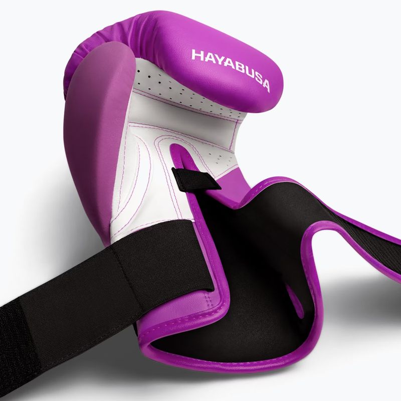 Hayabusa T3 Neon neon lila bokszkesztyűk 3